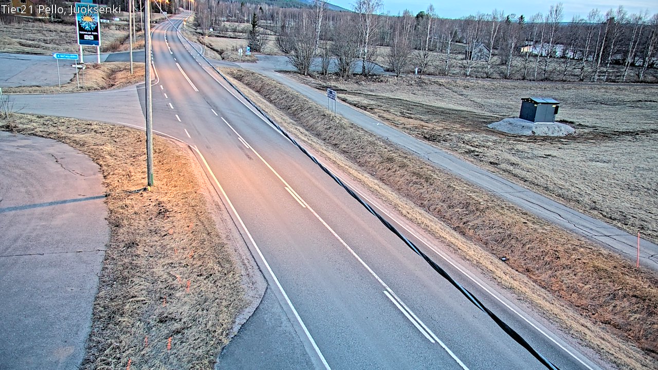 Kelikamerat Kuva Tie 21 Pello Juoksenki, Pello, Lappi