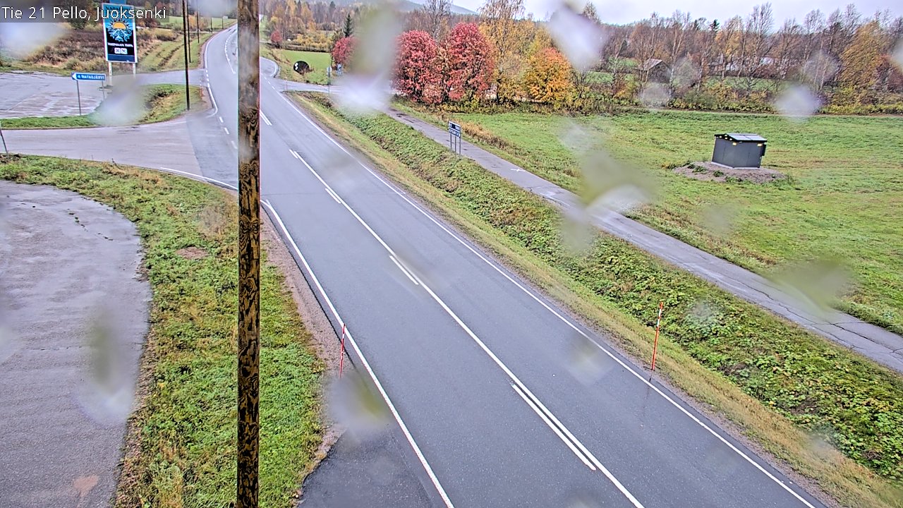 Weather Camera Image Road 21 Pello Juoksenki, Pello, Lappi