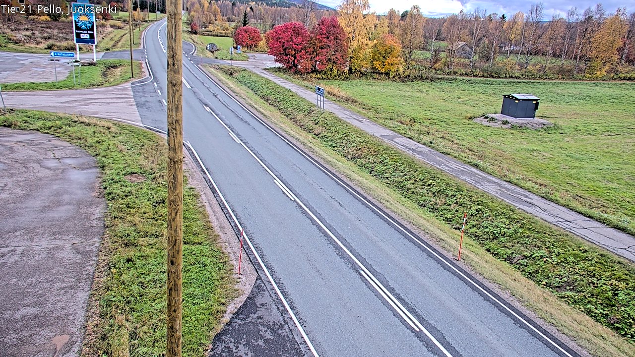 Kelikamerat Kuva Tie 21 Pello Juoksenki, Pello, Lappi