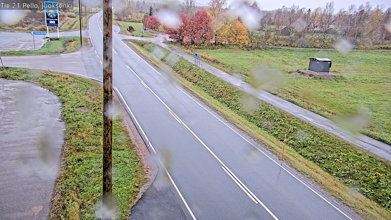 Weather Camera Image Road 21 Pello Juoksenki, Pello, Lappi