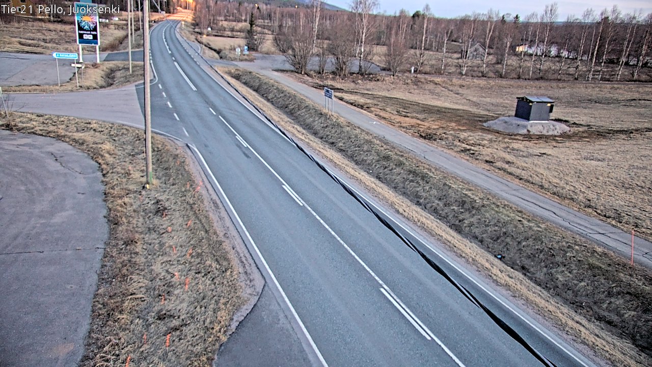 Kelikamerat Kuva Tie 21 Pello Juoksenki, Pello, Lappi