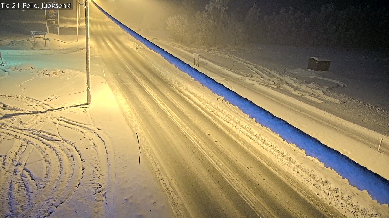 Kelikamerat Kuva Tie 21 Pello Juoksenki, Pello, Lappi