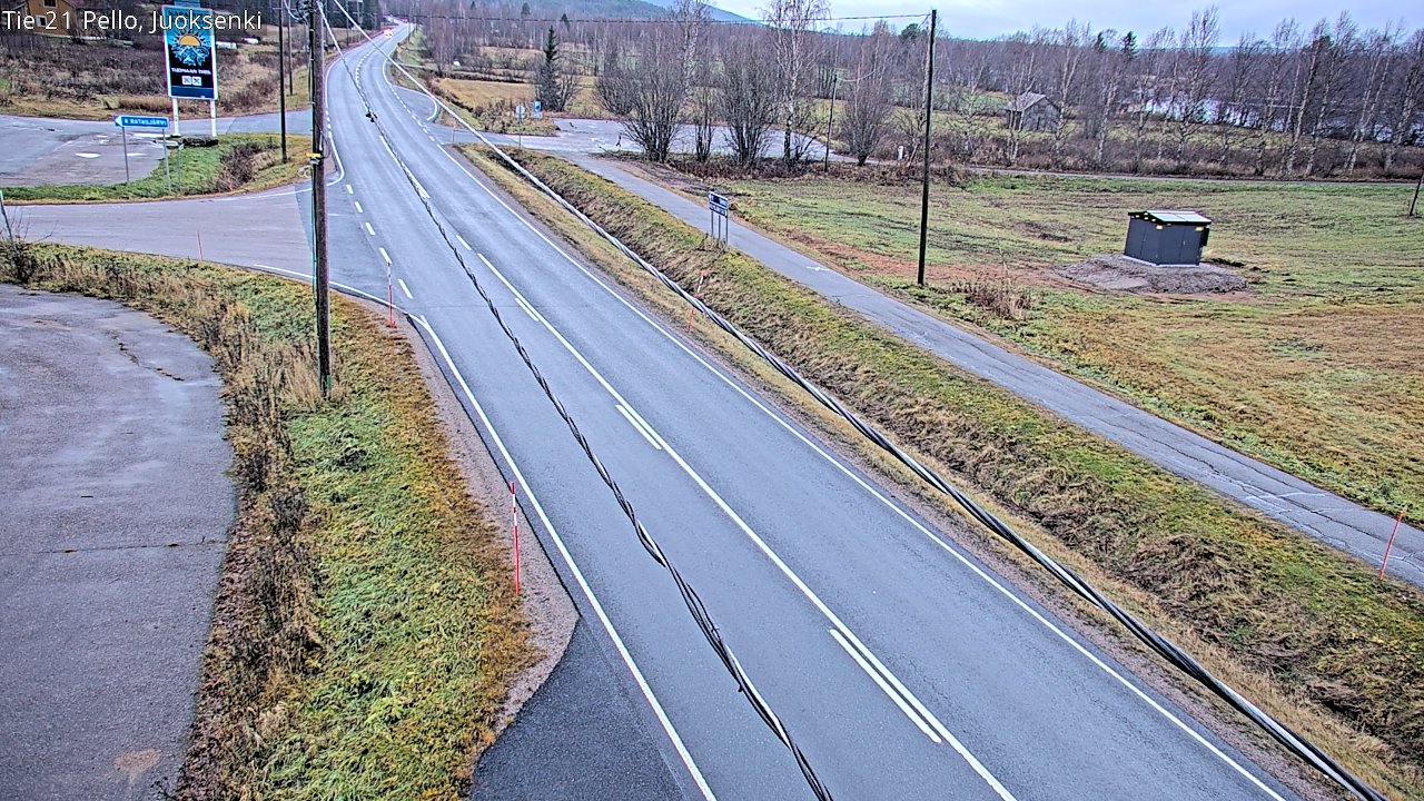 Kelikamerat Kuva Tie 21 Pello Juoksenki, Pello, Lappi