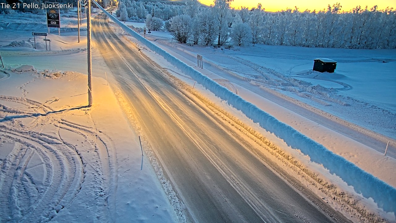 Kelikamerat Kuva Tie 21 Pello Juoksenki, Pello, Lappi