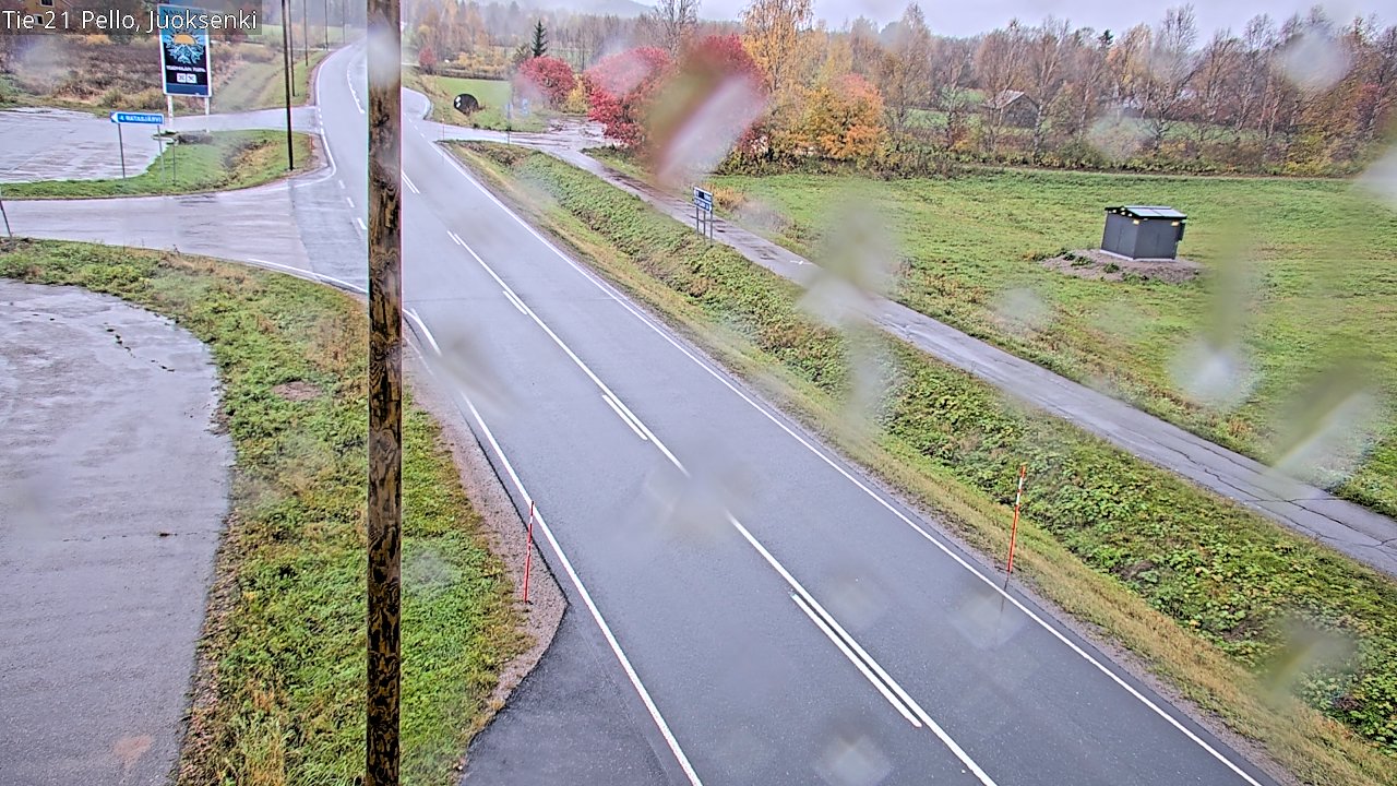 Weather Camera Image Road 21 Pello Juoksenki, Pello, Lappi