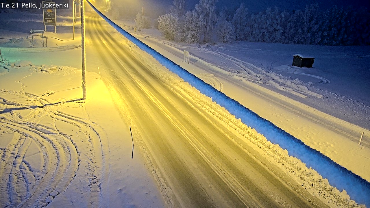 Kelikamerat Kuva Tie 21 Pello Juoksenki, Pello, Lappi