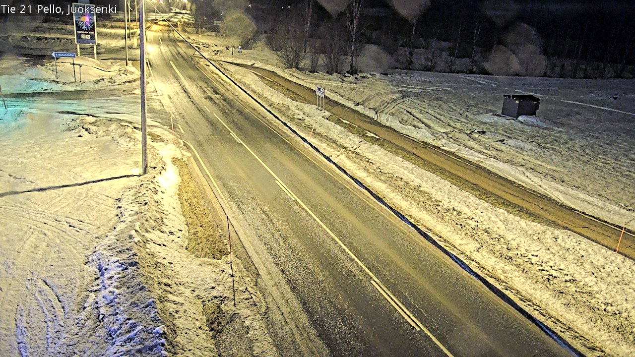 Kelikamerat Kuva Tie 21 Pello Juoksenki, Pello, Lappi