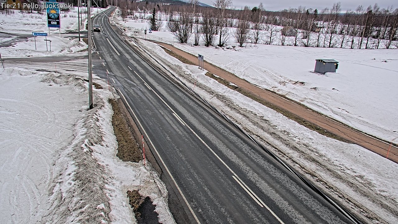 Kelikamerat Kuva Tie 21 Pello Juoksenki, Pello, Lappi