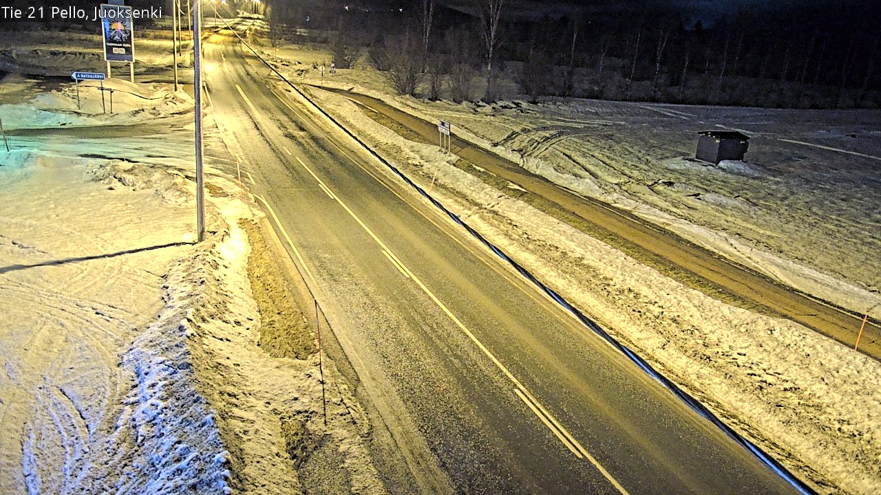 Kelikamerat Kuva Tie 21 Pello Juoksenki, Pello, Lappi