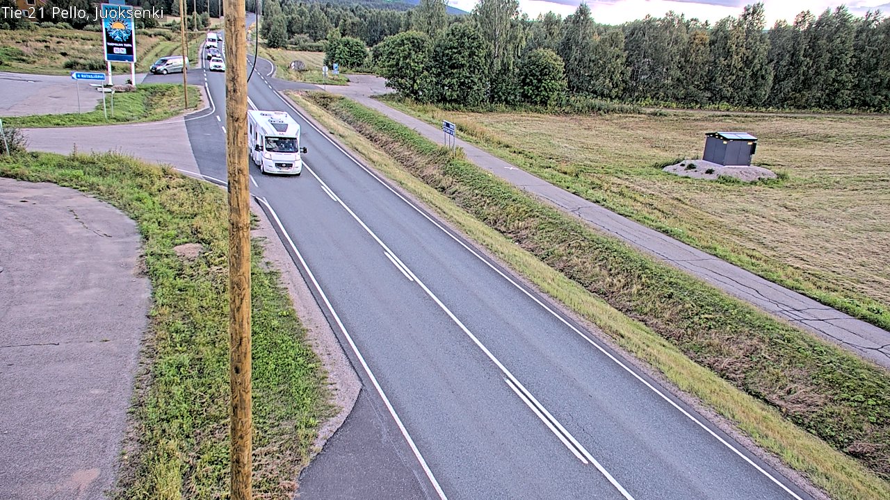 Kelikamerat Kuva Tie 21 Pello Juoksenki, Pello, Lappi