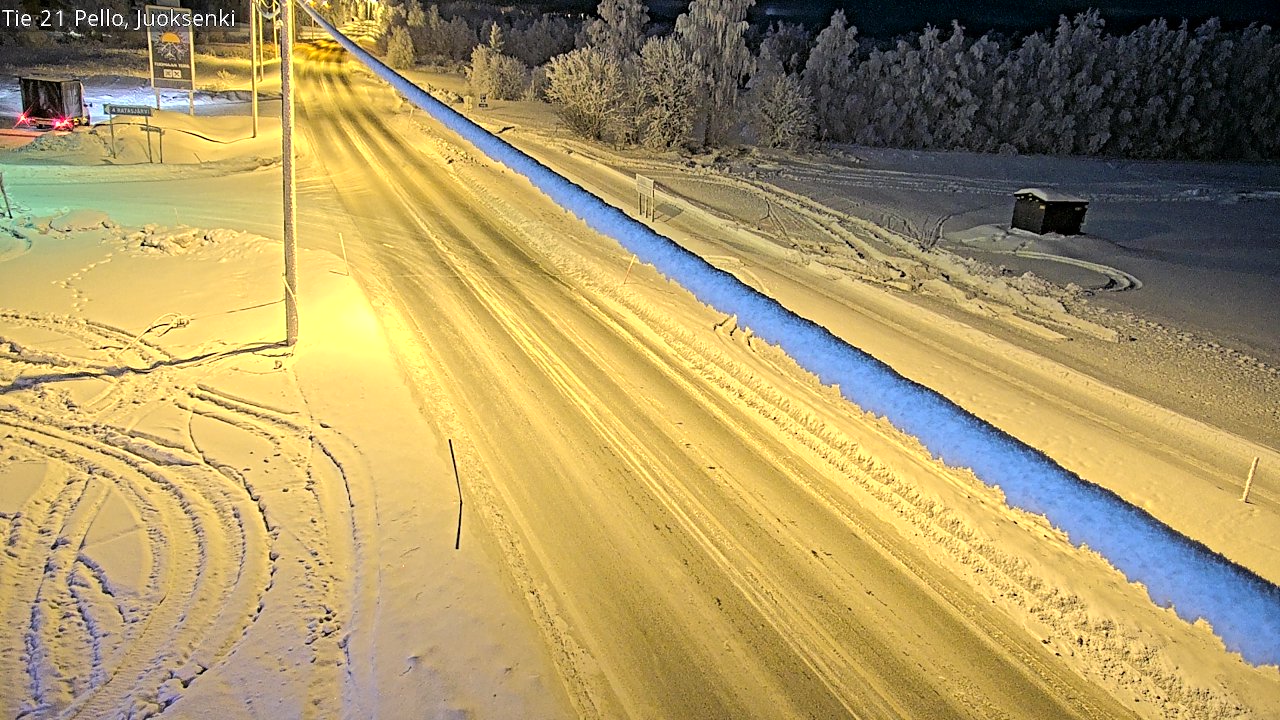 Kelikamerat Kuva Tie 21 Pello Juoksenki, Pello, Lappi