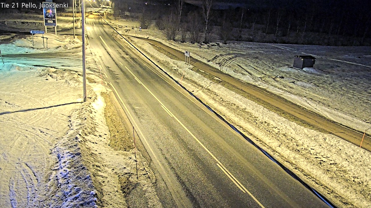 Kelikamerat Kuva Tie 21 Pello Juoksenki, Pello, Lappi