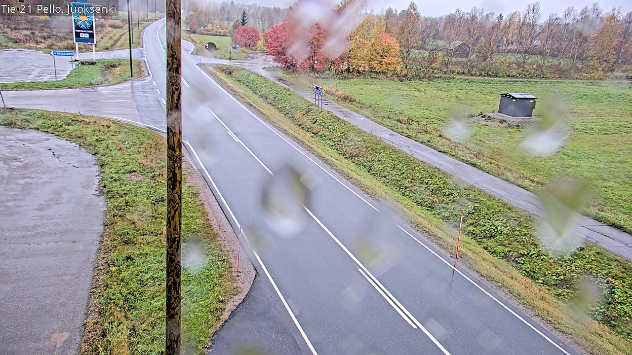 Weather Camera Image Road 21 Pello Juoksenki, Pello, Lappi