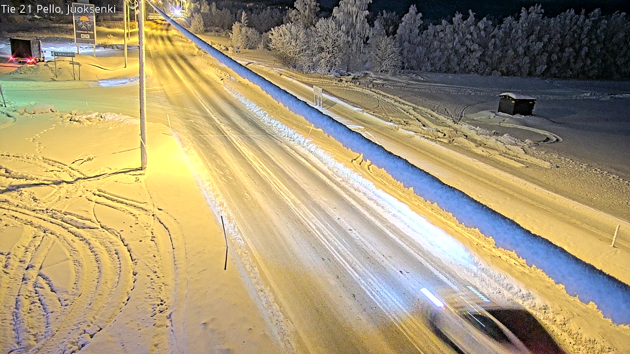 Kelikamerat Kuva Tie 21 Pello Juoksenki, Pello, Lappi
