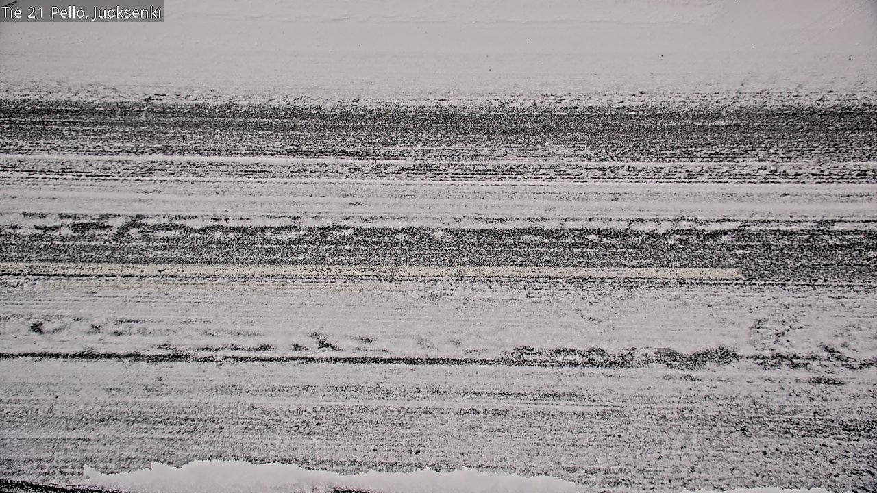 Weather Camera Image Road 21 Pello Juoksenki, Pello, Lappi