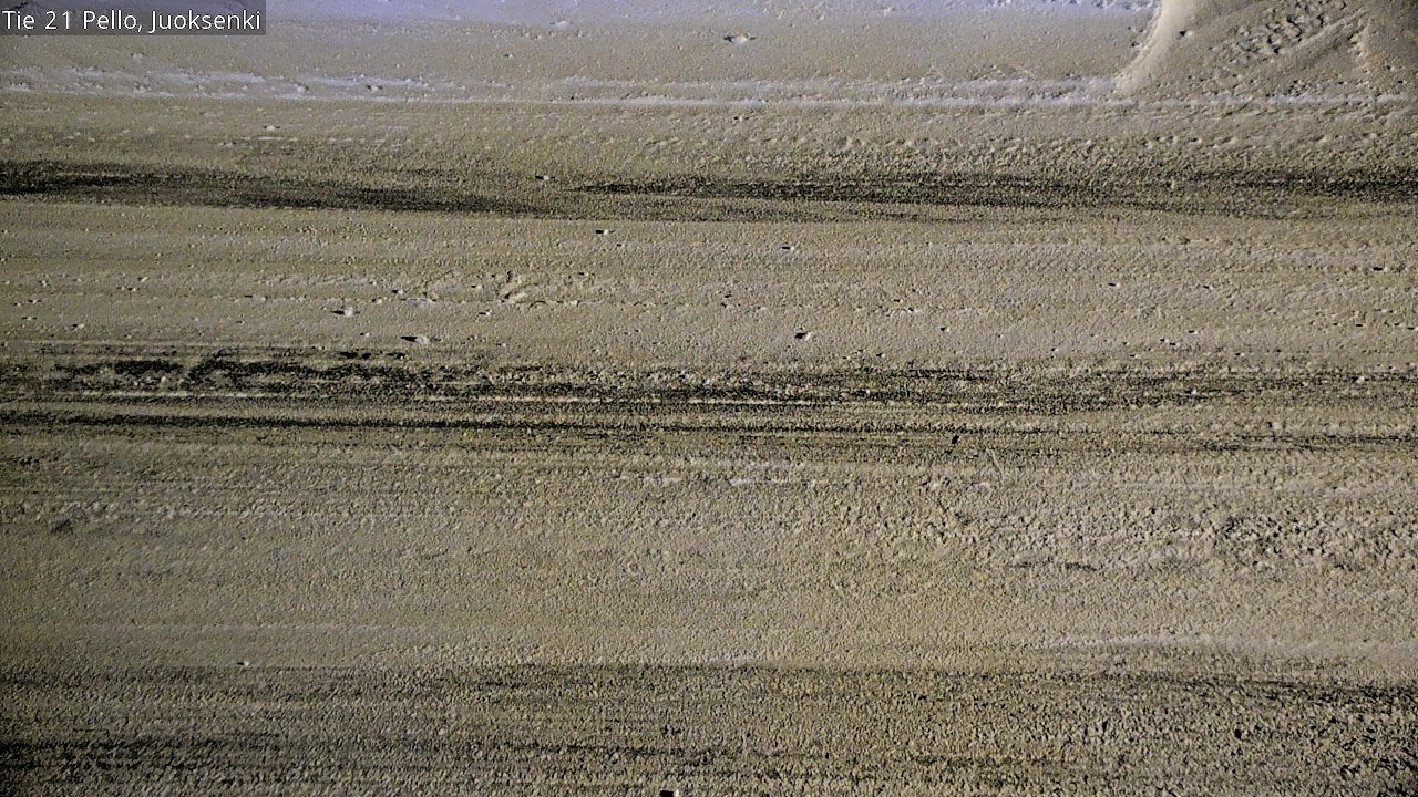 Weather Camera Image Road 21 Pello Juoksenki, Pello, Lappi