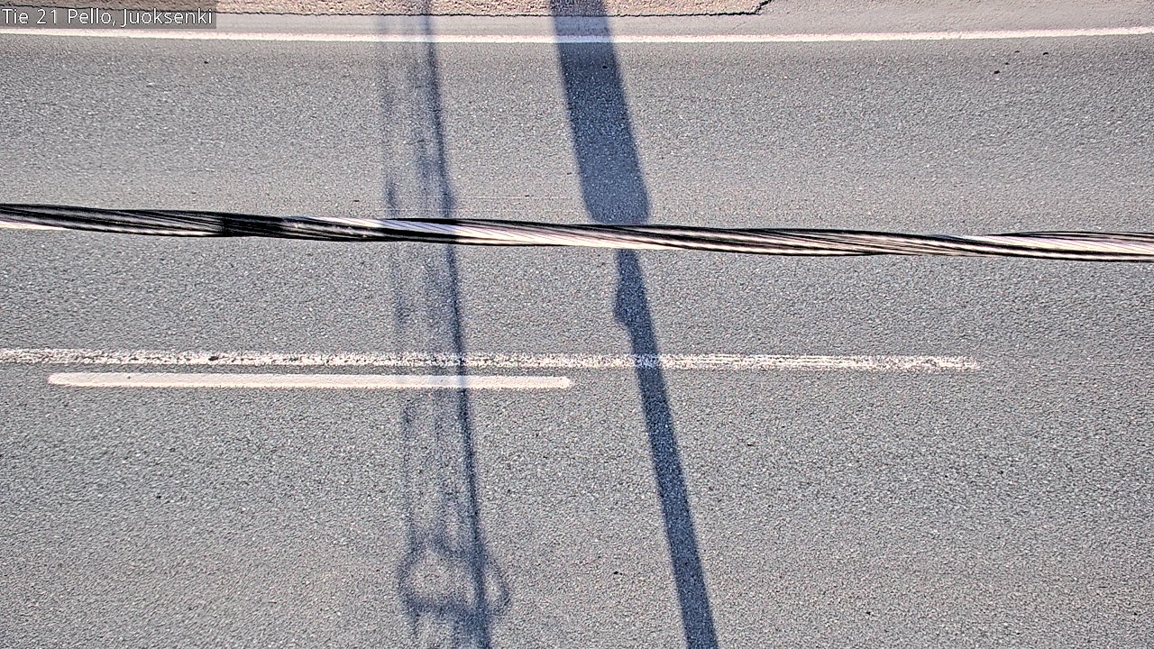 Weather Camera Image Road 21 Pello Juoksenki, Pello, Lappi