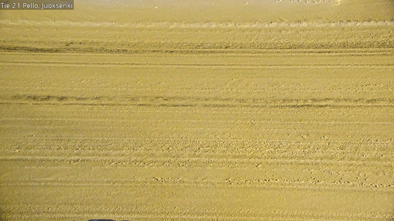 Weather Camera Image Road 21 Pello Juoksenki, Pello, Lappi