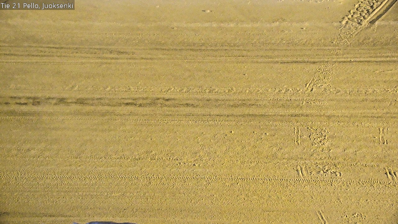 Weather Camera Image Road 21 Pello Juoksenki, Pello, Lappi