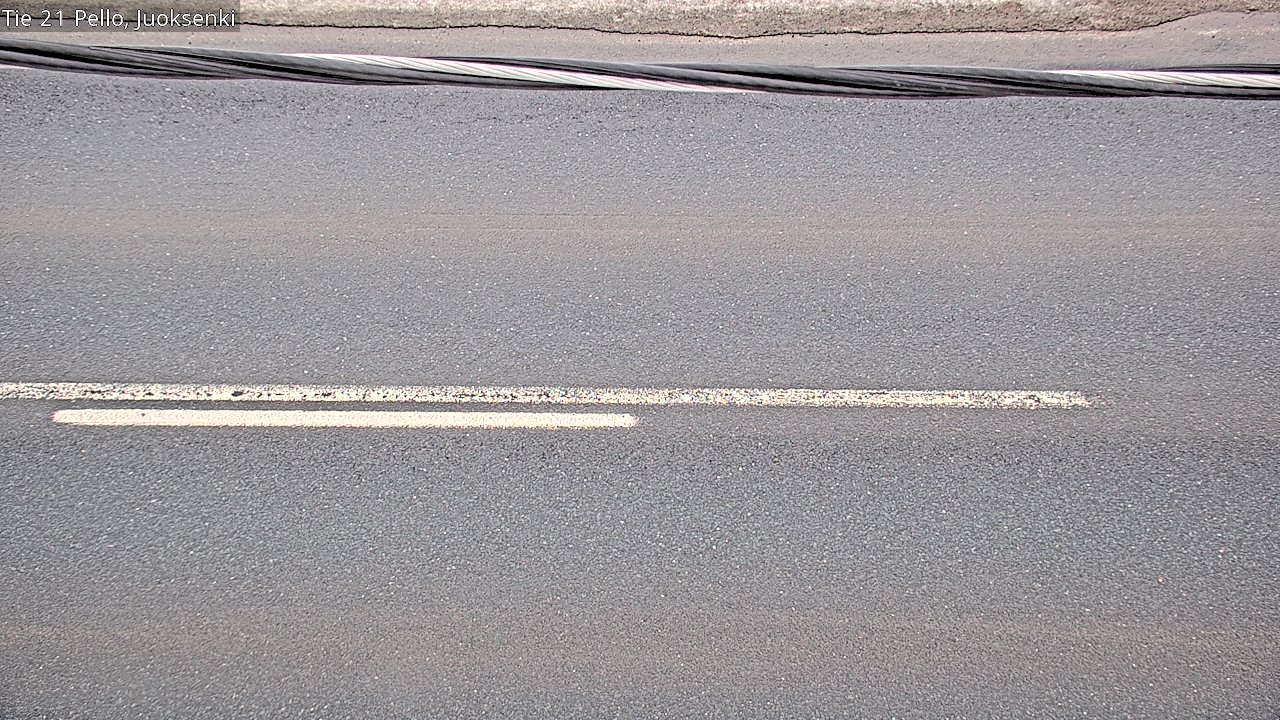 Weather Camera Image Väg 21 Pello Juoksenki, Pello, Lappi