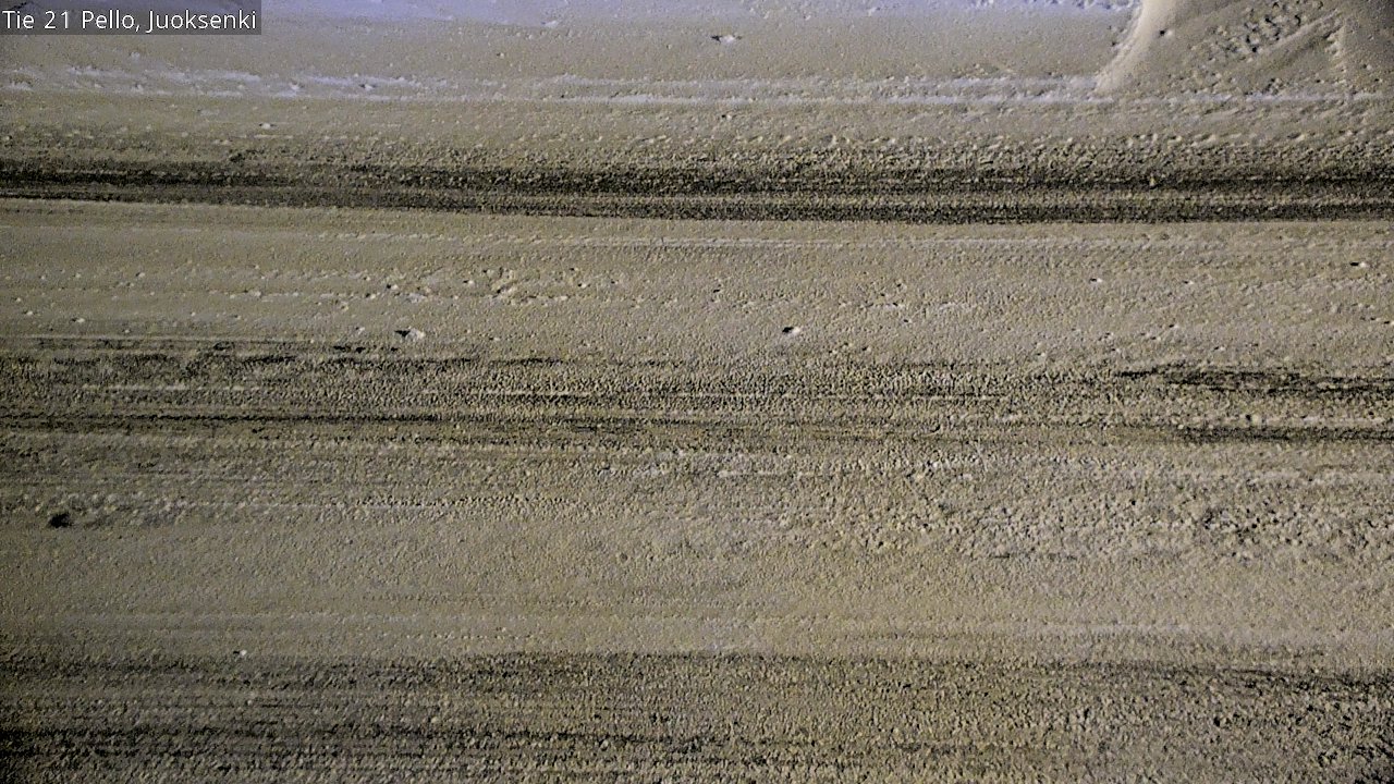 Weather Camera Image Road 21 Pello Juoksenki, Pello, Lappi