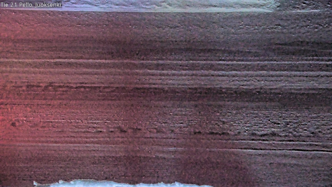 Weather Camera Image Road 21 Pello Juoksenki, Pello, Lappi