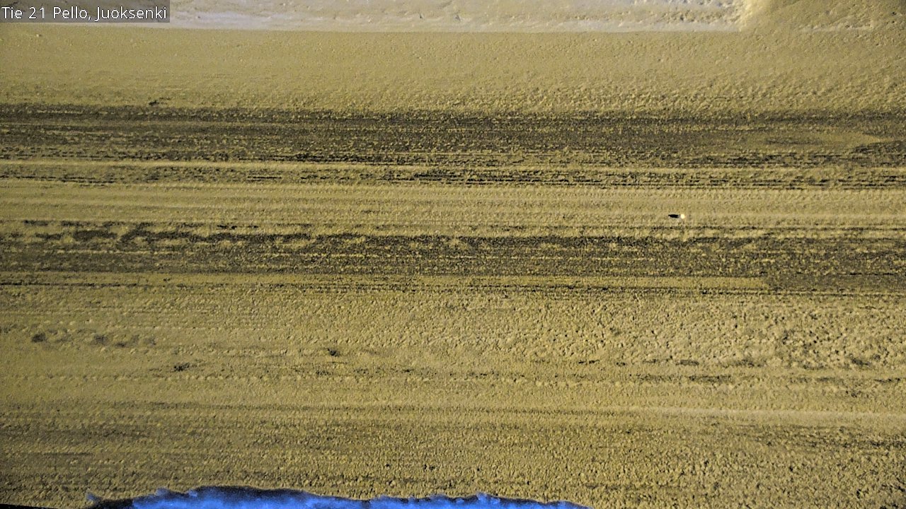 Weather Camera Image Road 21 Pello Juoksenki, Pello, Lappi