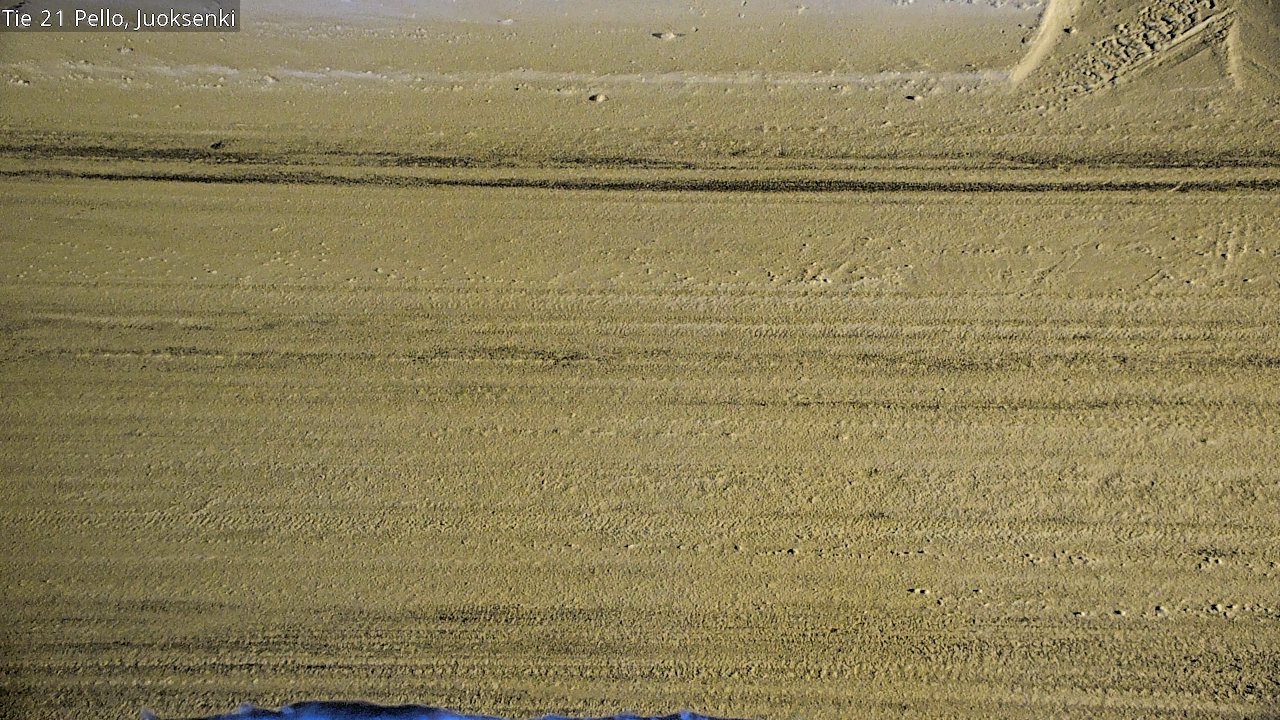 Weather Camera Image Road 21 Pello Juoksenki, Pello, Lappi