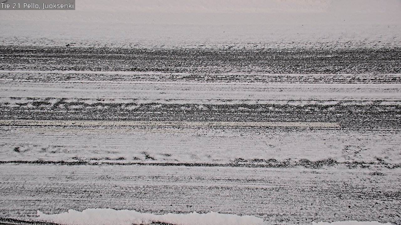 Weather Camera Image Road 21 Pello Juoksenki, Pello, Lappi