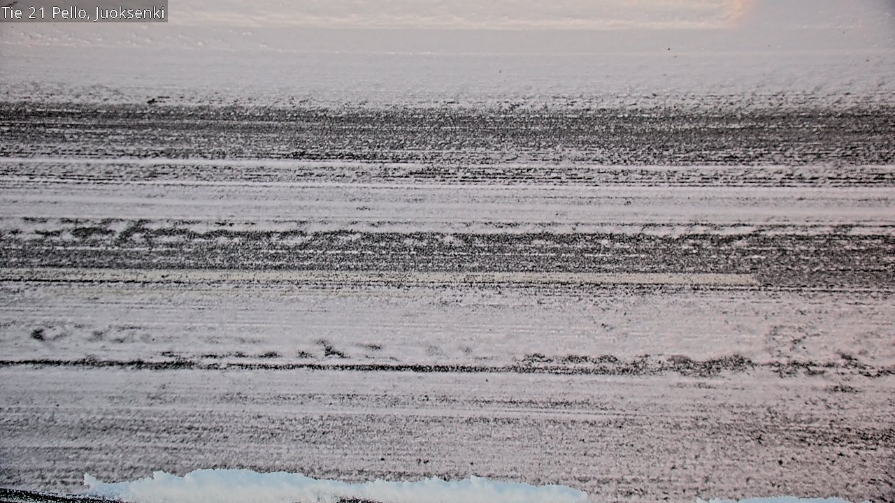 Weather Camera Image Road 21 Pello Juoksenki, Pello, Lappi
