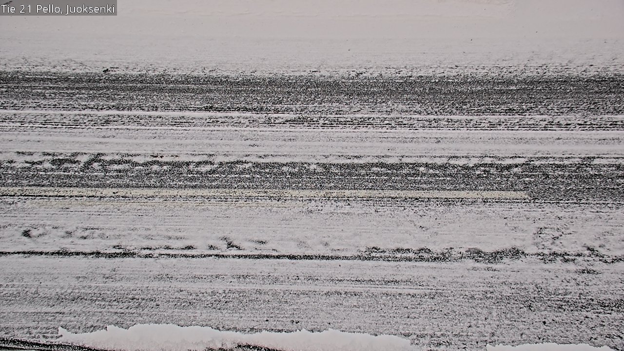 Weather Camera Image Road 21 Pello Juoksenki, Pello, Lappi
