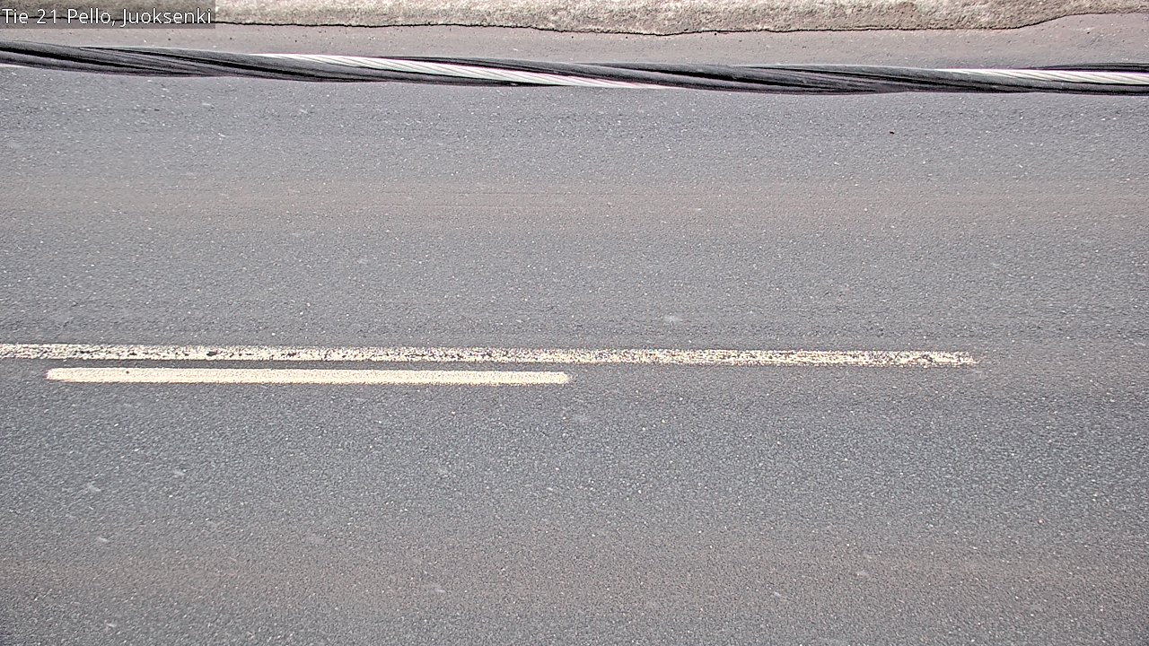 Weather Camera Image Väg 21 Pello Juoksenki, Pello, Lappi