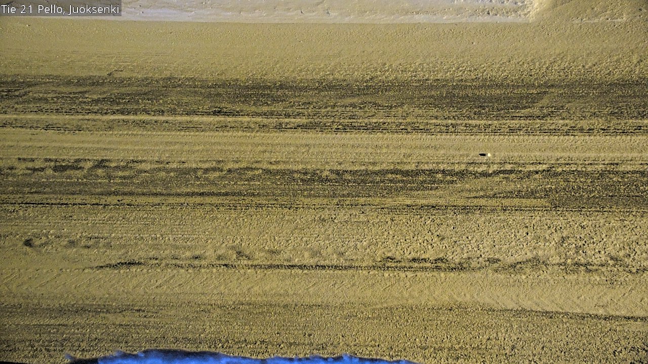 Weather Camera Image Road 21 Pello Juoksenki, Pello, Lappi