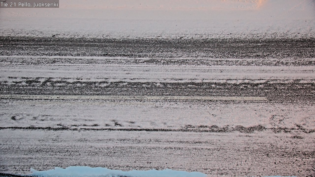 Weather Camera Image Road 21 Pello Juoksenki, Pello, Lappi
