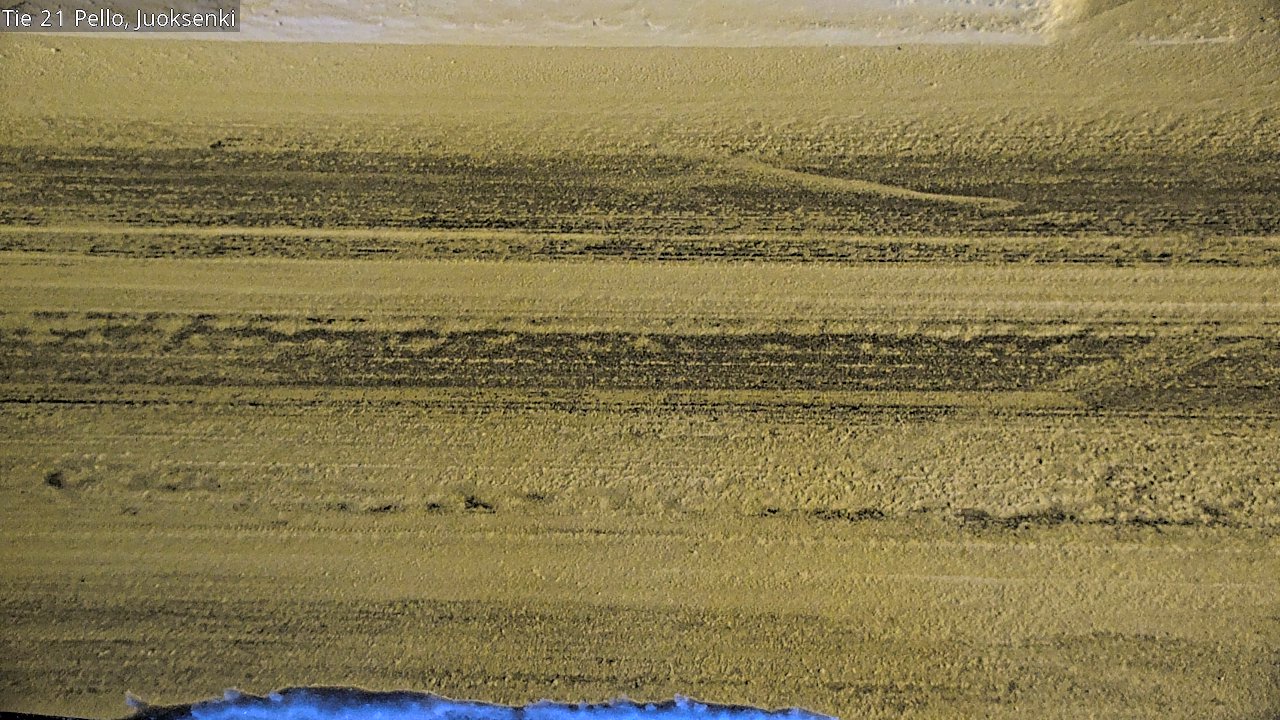 Weather Camera Image Road 21 Pello Juoksenki, Pello, Lappi