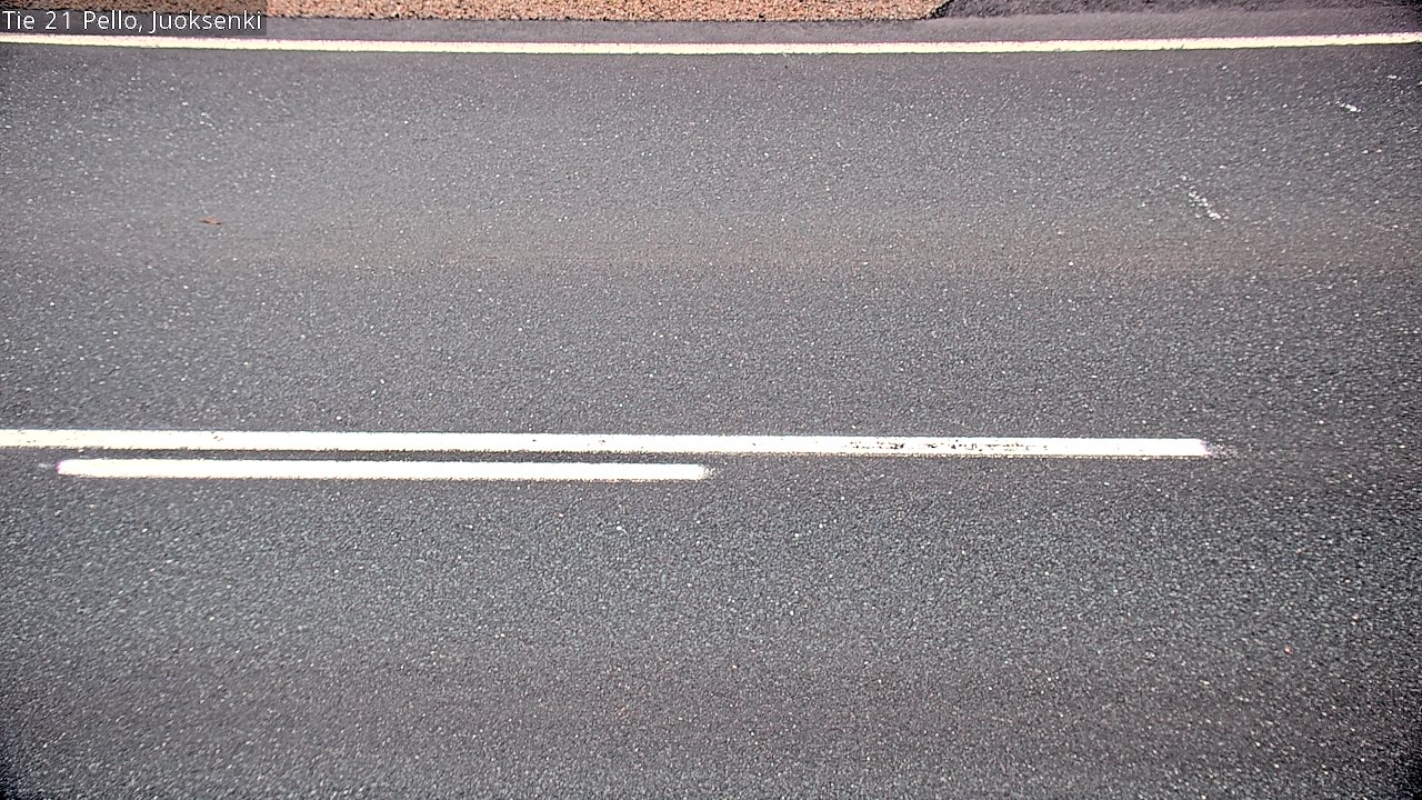 Weather Camera Image Väg 21 Pello Juoksenki, Pello, Lappi