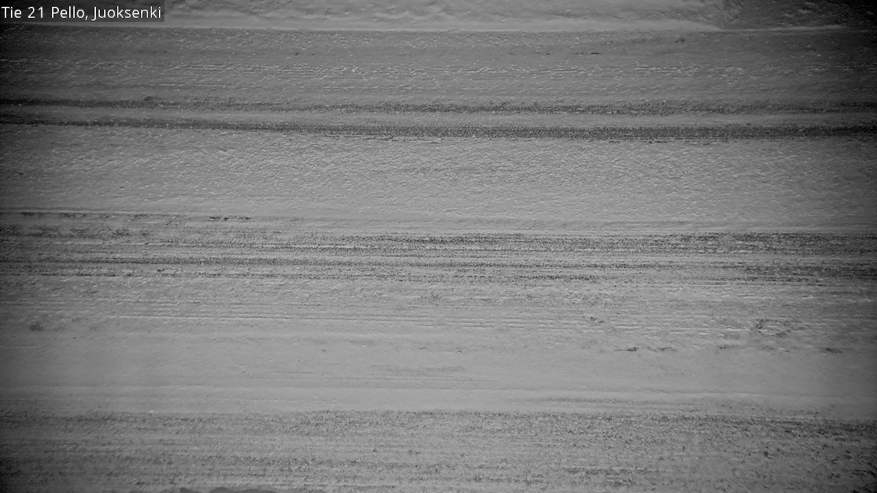 Weather Camera Image Road 21 Pello Juoksenki, Pello, Lappi