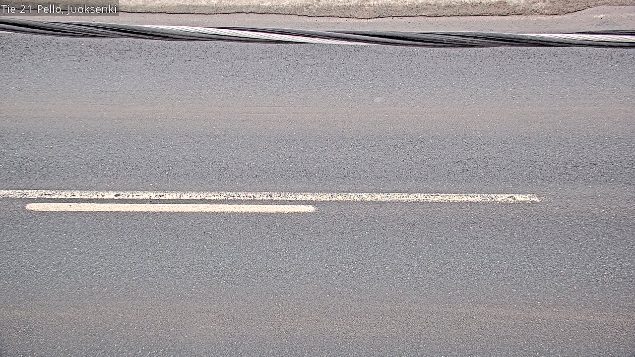 Weather Camera Image Väg 21 Pello Juoksenki, Pello, Lappi