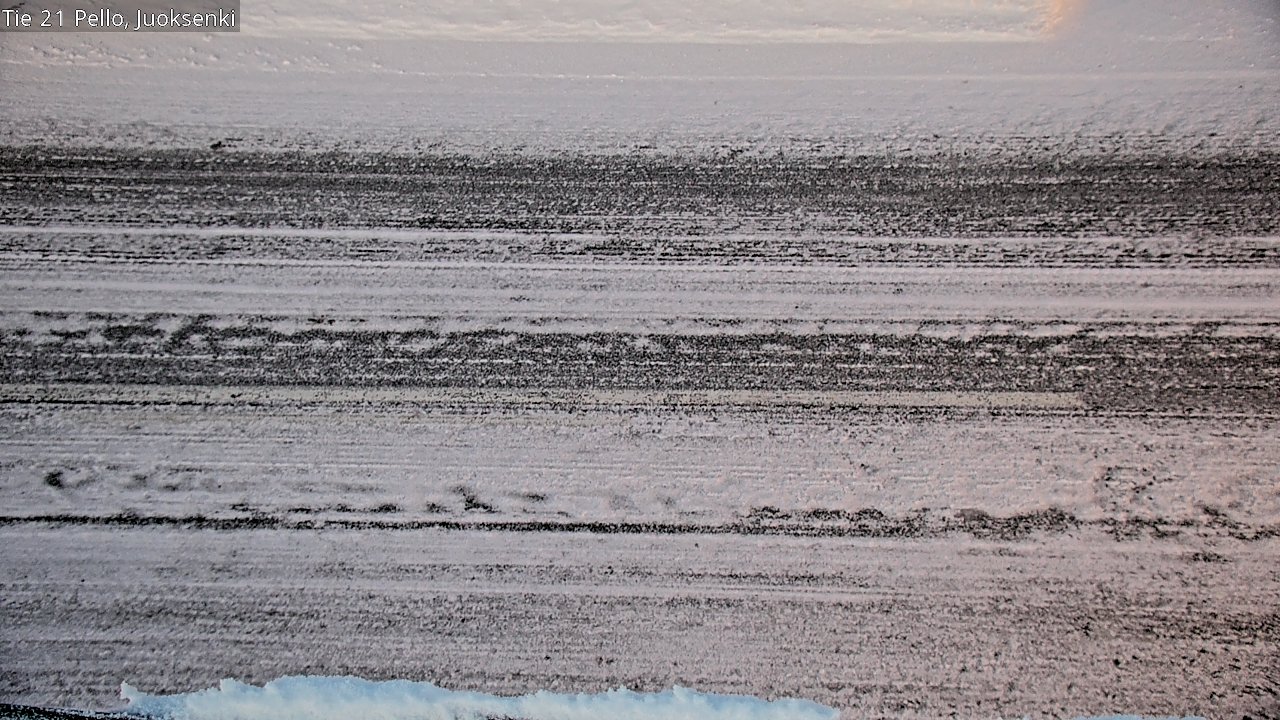 Weather Camera Image Road 21 Pello Juoksenki, Pello, Lappi