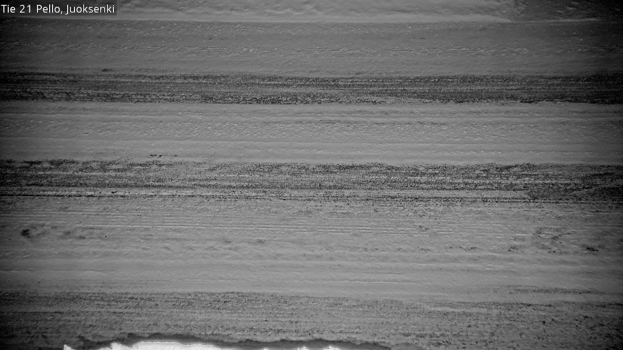 Weather Camera Image Road 21 Pello Juoksenki, Pello, Lappi