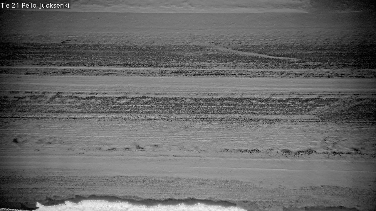 Weather Camera Image Road 21 Pello Juoksenki, Pello, Lappi