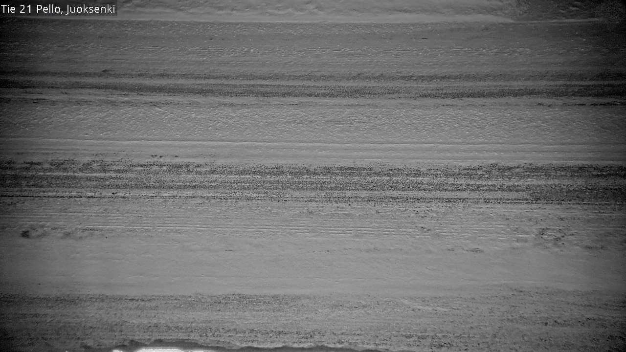 Weather Camera Image Road 21 Pello Juoksenki, Pello, Lappi