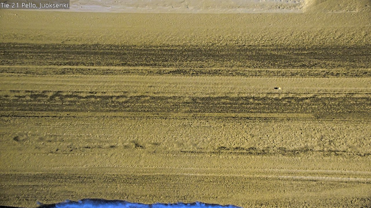 Weather Camera Image Road 21 Pello Juoksenki, Pello, Lappi