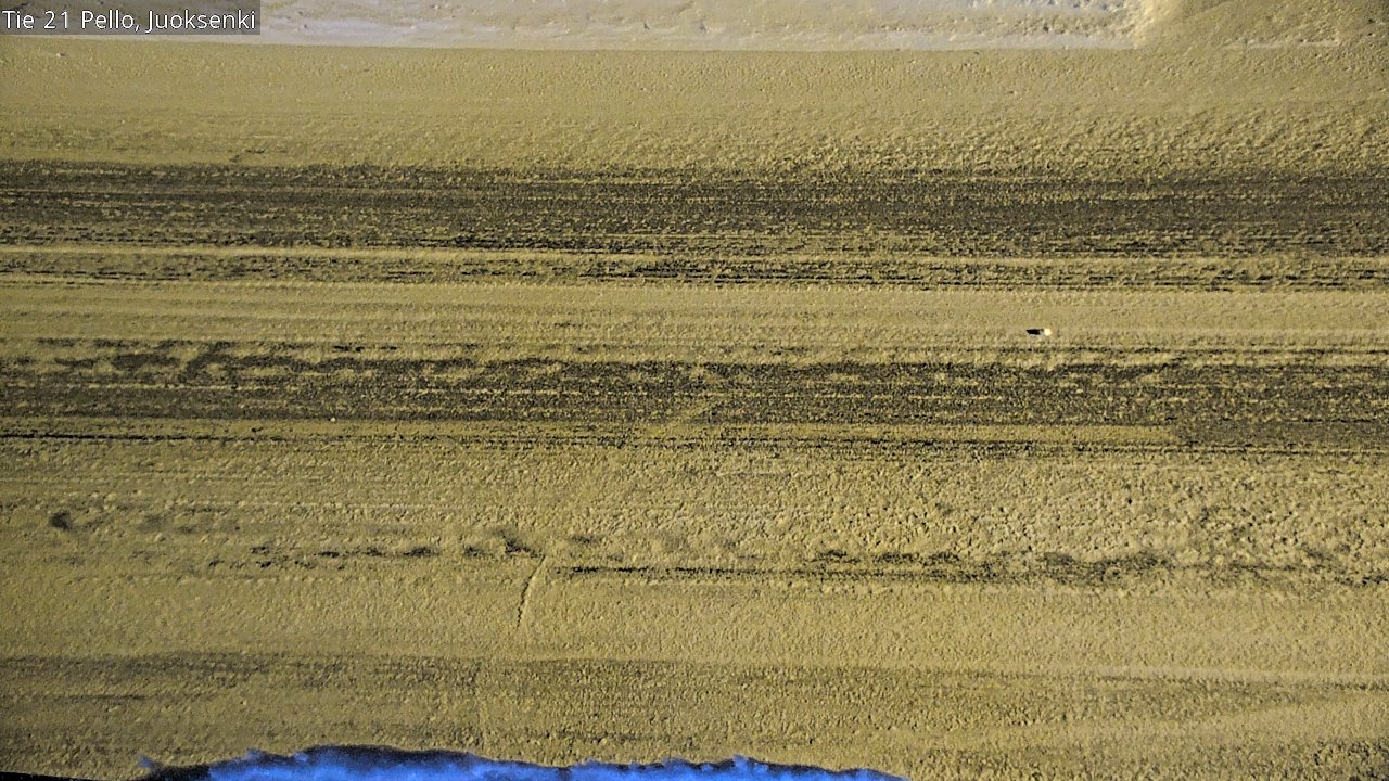 Weather Camera Image Road 21 Pello Juoksenki, Pello, Lappi