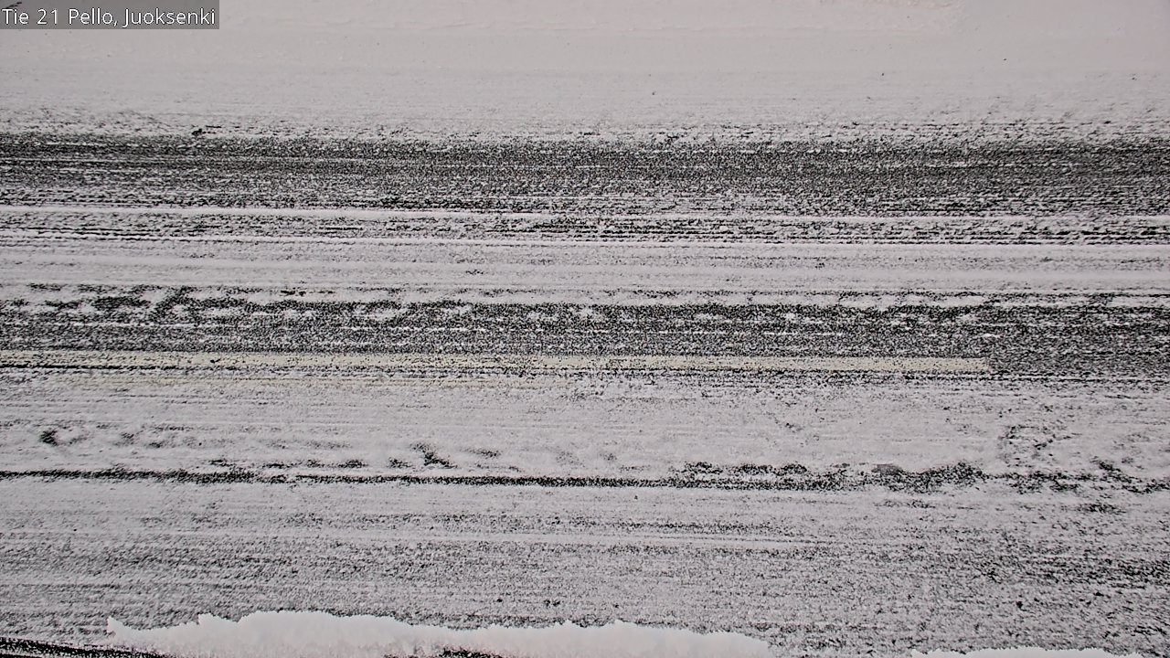 Weather Camera Image Road 21 Pello Juoksenki, Pello, Lappi
