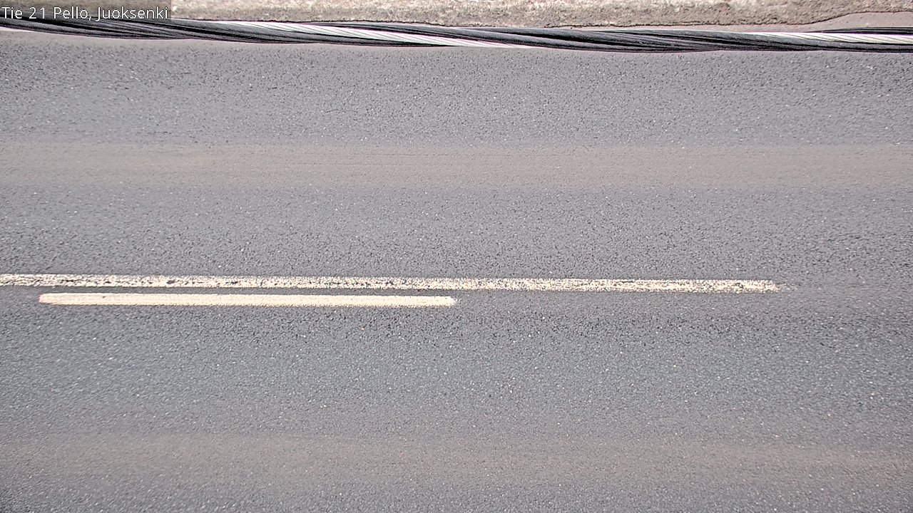 Weather Camera Image Väg 21 Pello Juoksenki, Pello, Lappi