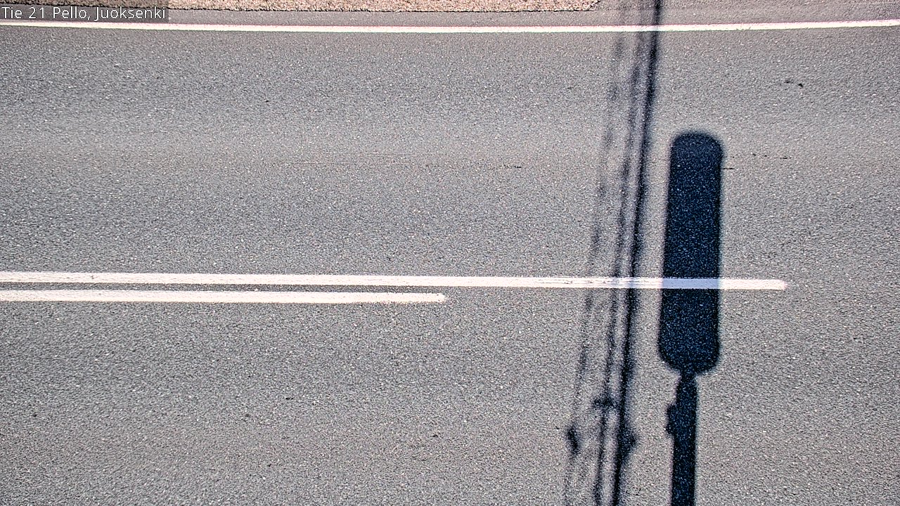 Weather Camera Image Väg 21 Pello Juoksenki, Pello, Lappi