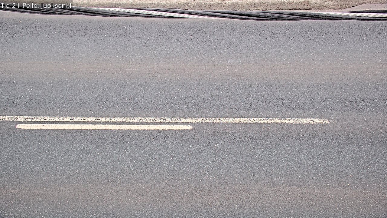 Weather Camera Image Väg 21 Pello Juoksenki, Pello, Lappi