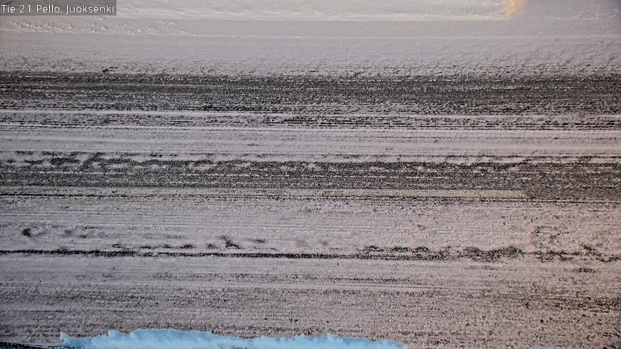 Weather Camera Image Road 21 Pello Juoksenki, Pello, Lappi