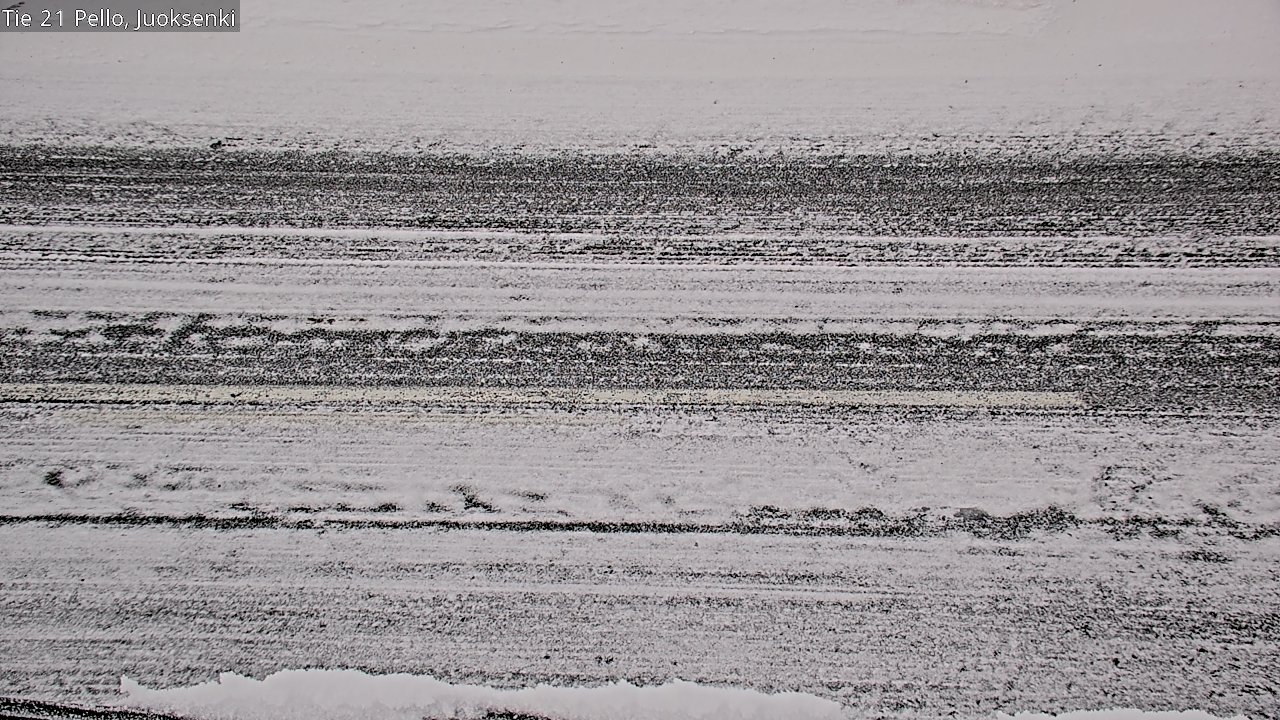 Weather Camera Image Road 21 Pello Juoksenki, Pello, Lappi
